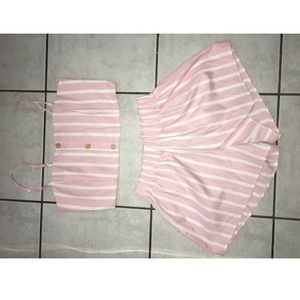 Two Piece Stripped Set